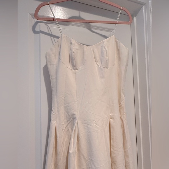 Commense Pleated Cami Maxi Dress in Apricot - Picture 6 of 8